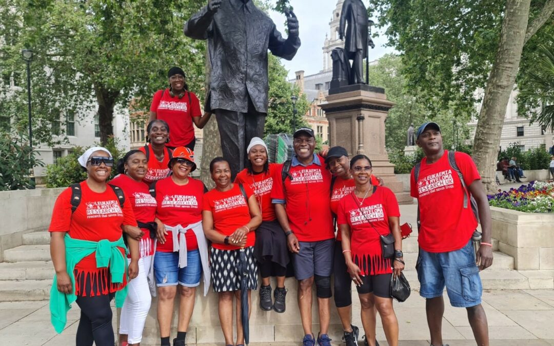 The Kiwanis take to the streets of London for a myeloma march